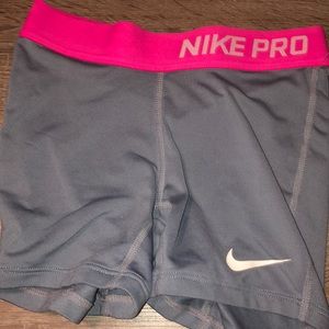 Nike pro gym shorts